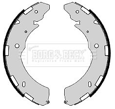 BORG & BECK Комплект тормозных колодок BBS6435